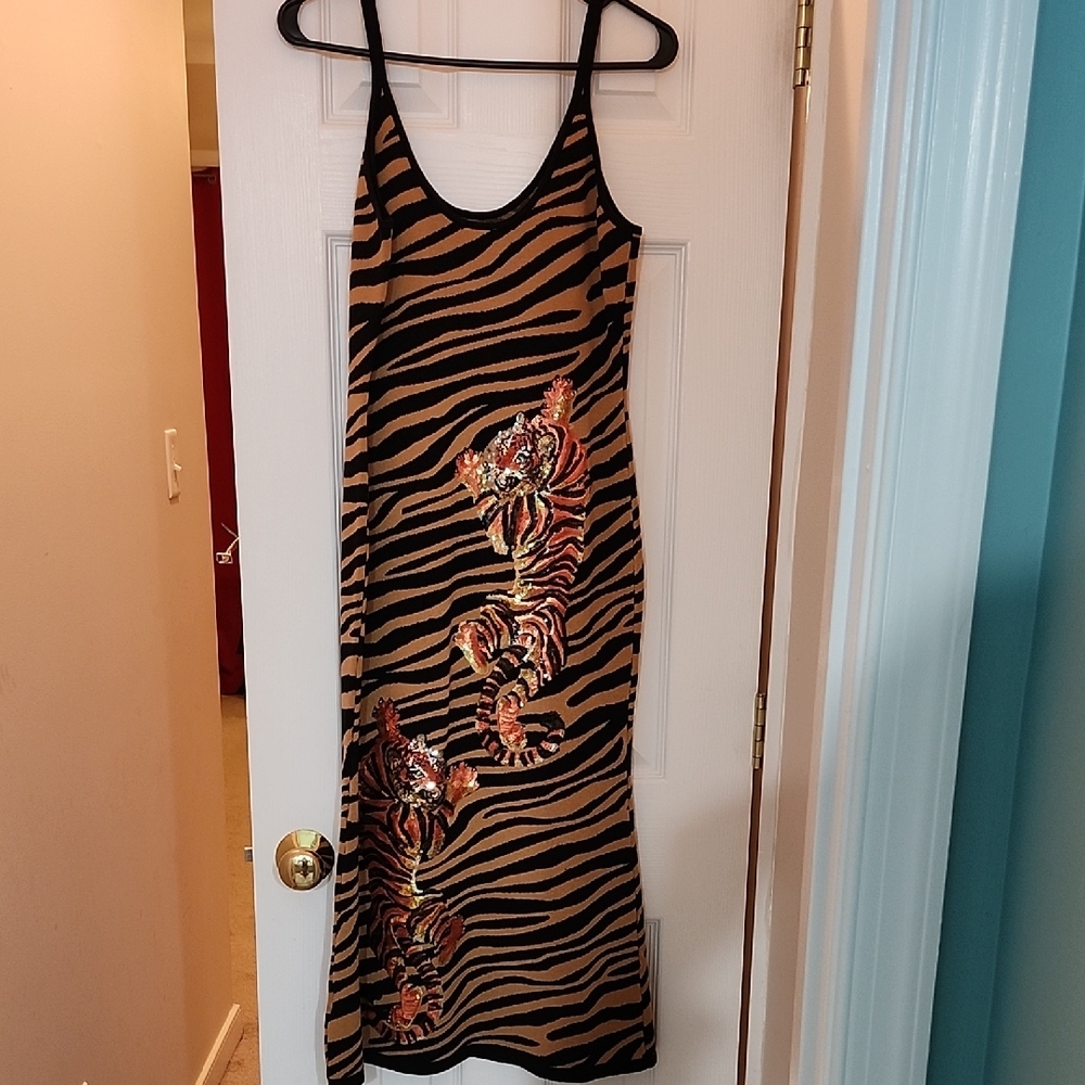 Queen Of Sparkles Tiger Dress
